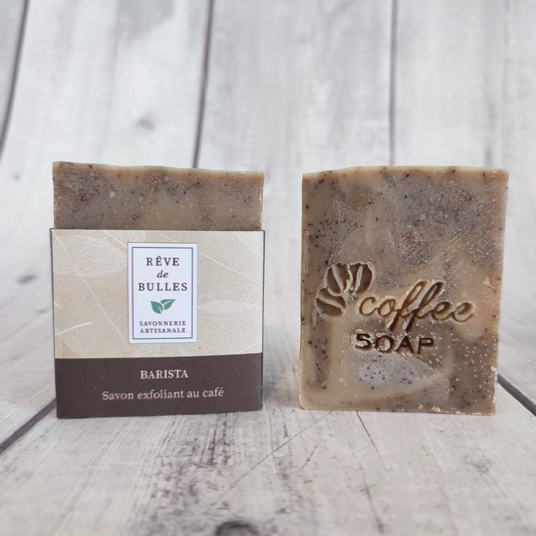 savon exfoliant au café