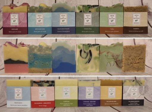 Savons solides naturels - Rêve de Bulles