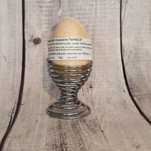 Oeuf de bain moussant à la mangue