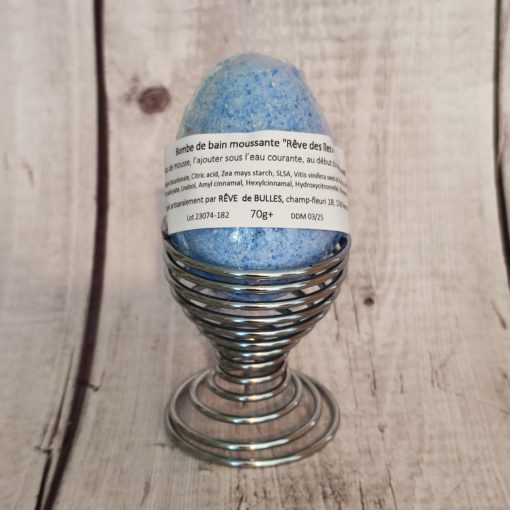 Oeuf de bain moussant au parfum monoï