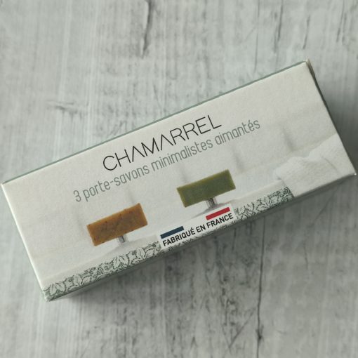 Lot de 3 porte-savon aimantés
