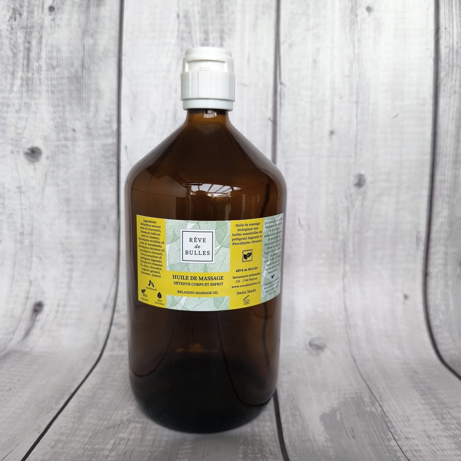 Huile de massage "Détente corps et esprit" 1L