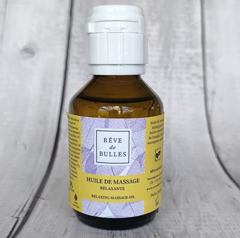 Huile de massage relaxante 100ml - Rêve de Bulles