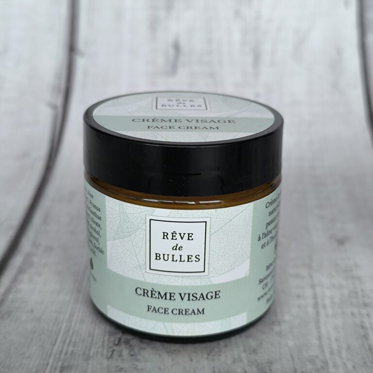 Crème naturelle pour peaux sensibles