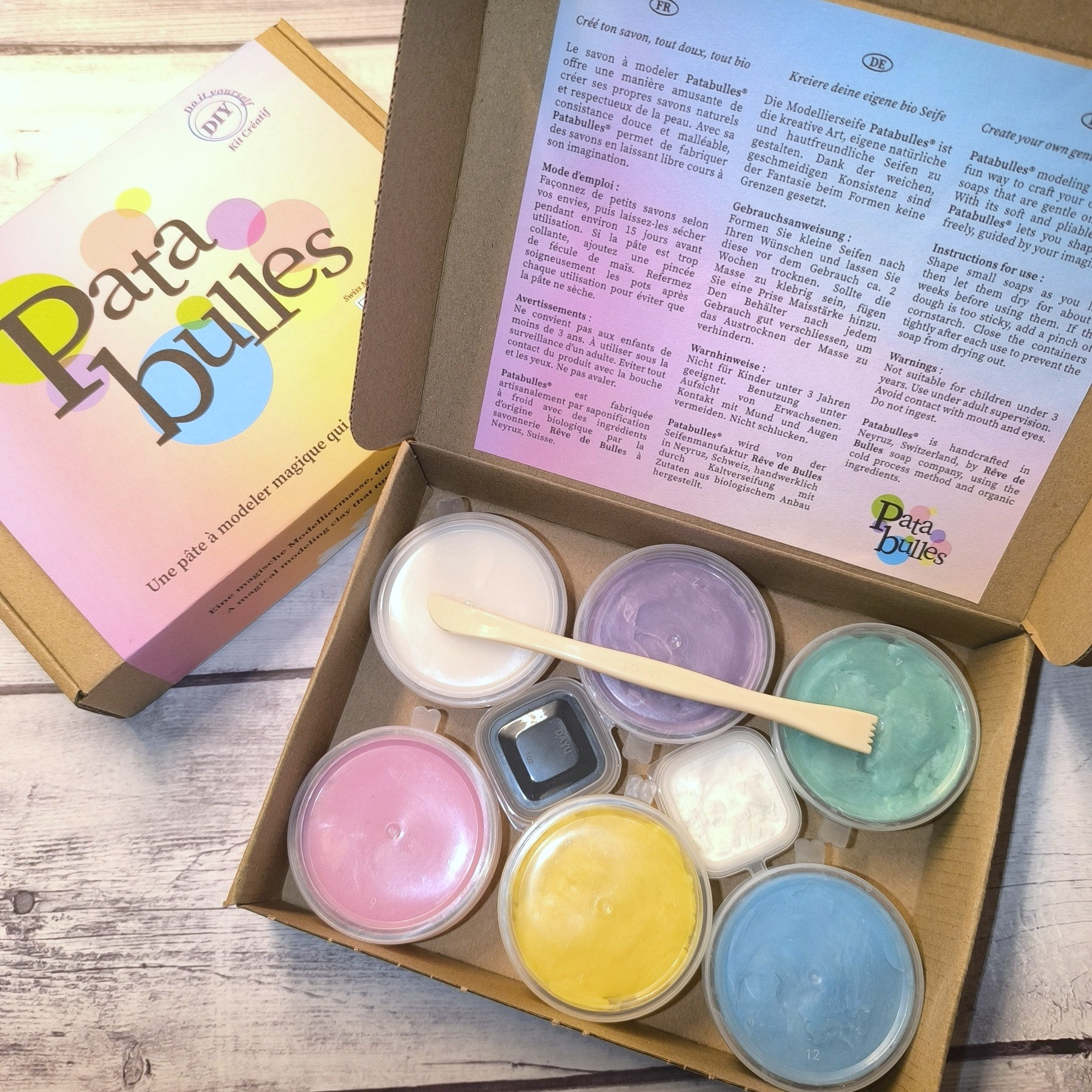 Patabulles - le savon à modeler