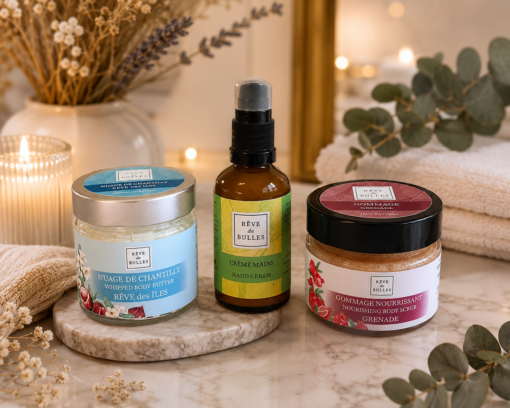 exemples de produits pour le corps
