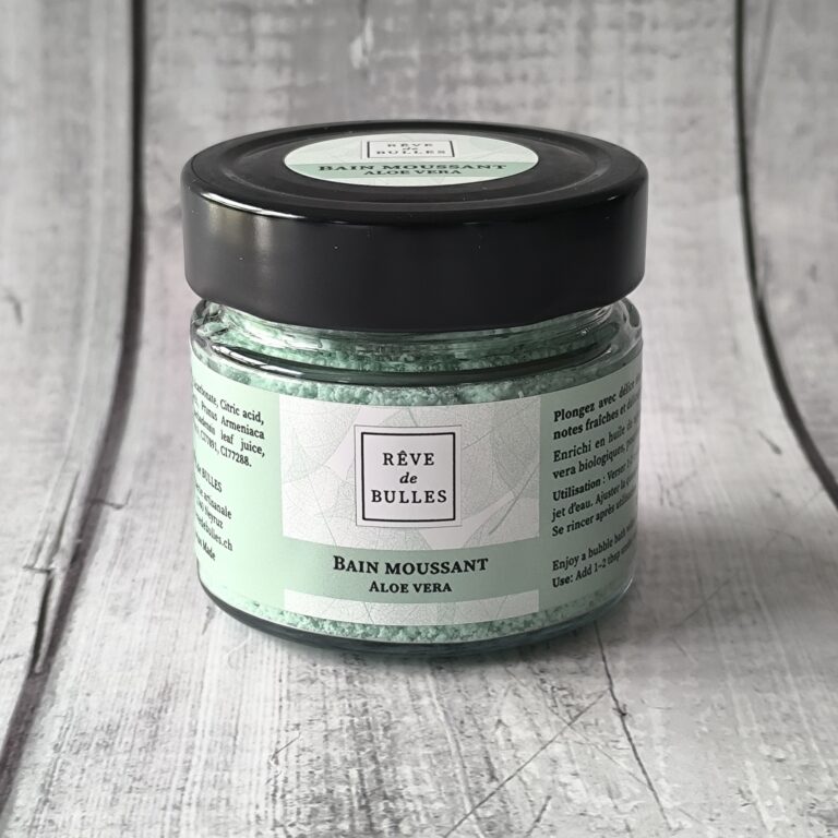 Grand pot de bain moussant aloe vera