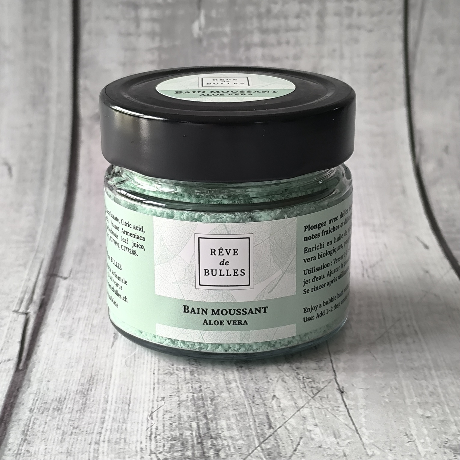 Grand pot de bain moussant aloe vera