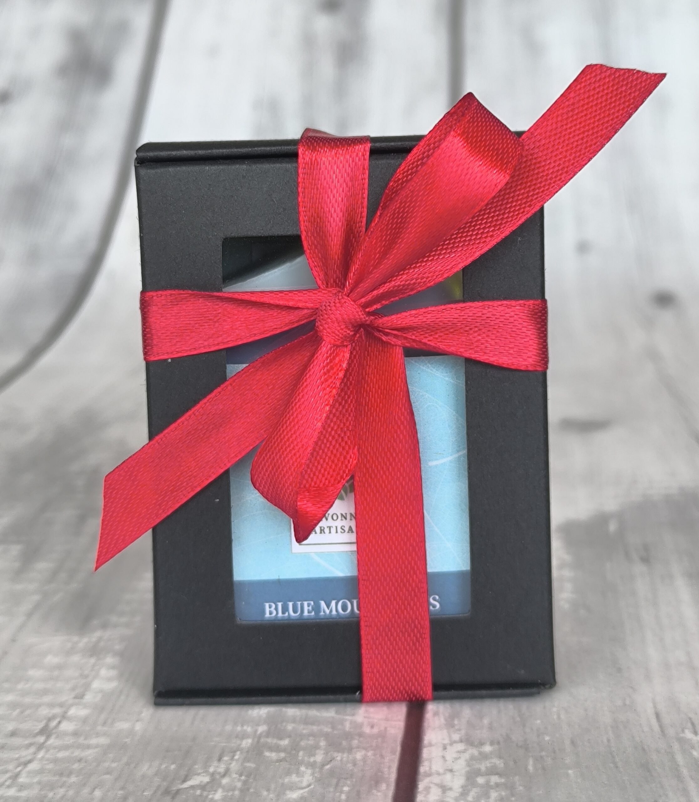 boîte cadeau, emballage pour savon, noeud