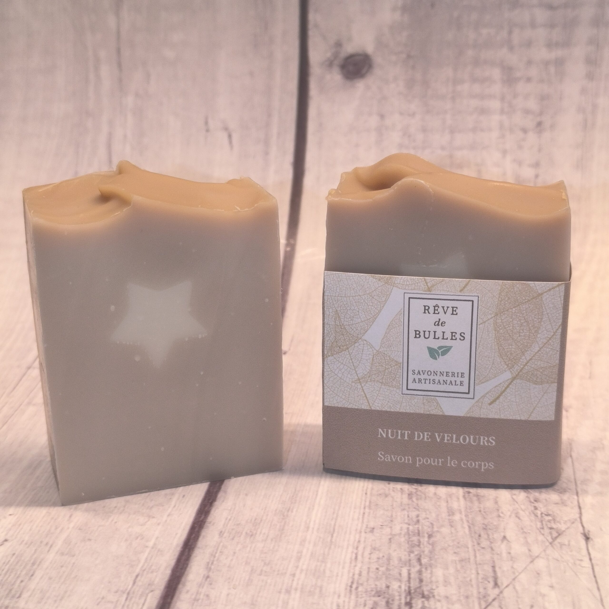 Savon artisanal surgras "Nuit de velours" (nouveauté!)